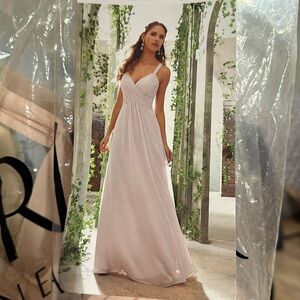 Dress for any formal occasions! Size 14 but fits like a 10! Blush colore